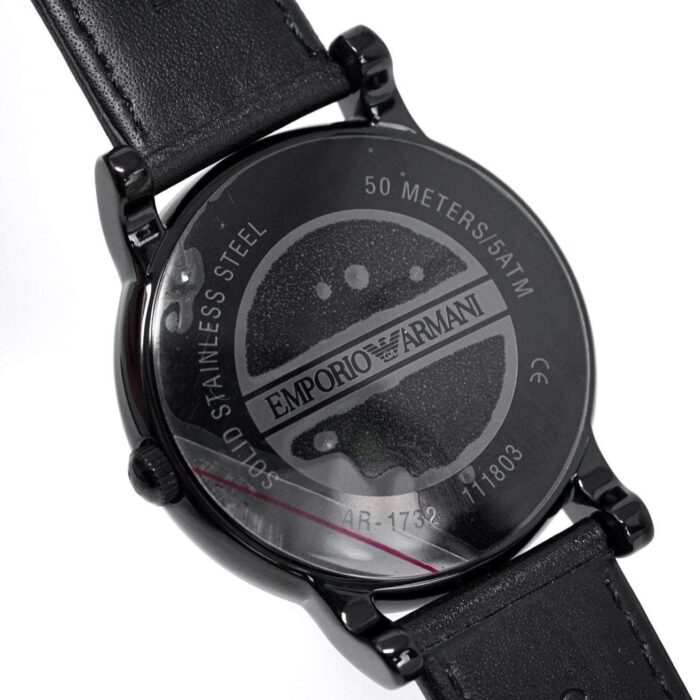 Emporio Armani Men's Classic Black PVD Watch - AR1732 - Image 4